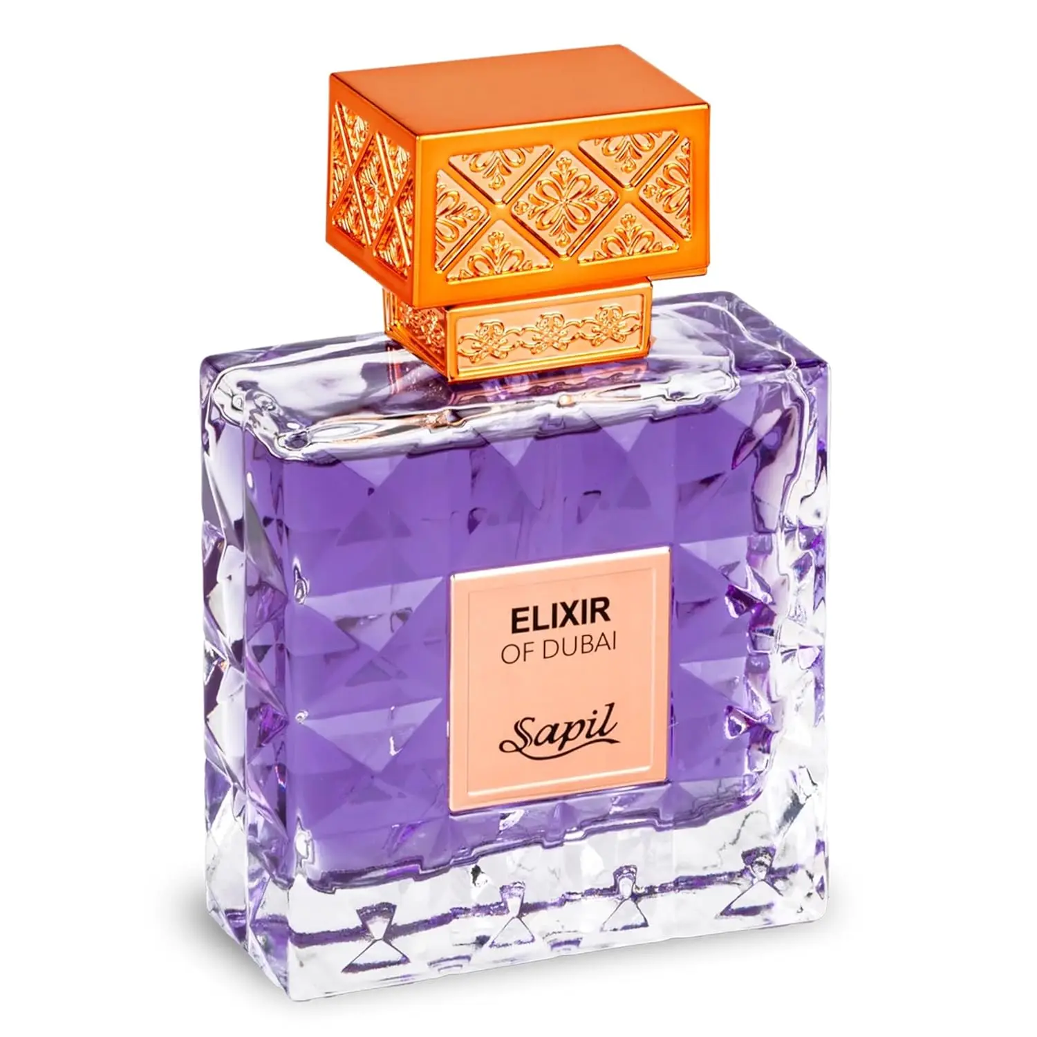 Sapil Elixir of Dubai Eau de Parfum – Unisex Arabic Perfume with Amber, Vanilla, Musk & Cardamom – Long-Lasting Dubai Fragrance for Men & Women – Luxury Scent Inspired by Middle Eastern Perfumes – 3.38 oz