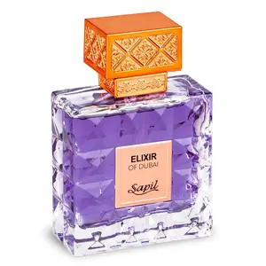Sapil Elixir of Dubai Eau de Parfum – Unisex Arabic Perfume with Amber, Vanilla, Musk & Cardamom – Long-Lasting Dubai Fragrance for Men & Women – Luxury Scent Inspired by Middle Eastern Perfumes – 3.38 oz
