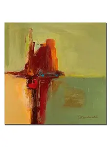Trademark Fine Art Giclee Print - Sea Fire 35" x 35"