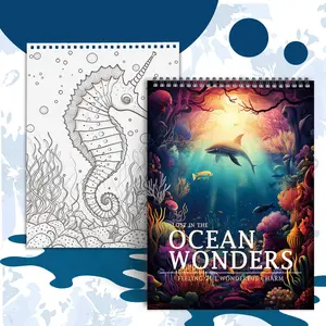 Sea World Theme Coloring, Diy Painting, Diy Art, Diy Painting Supplies, 1 Count Experience The Stunning Beauty Of Sea World, Thanksgiving Perfect Gifts