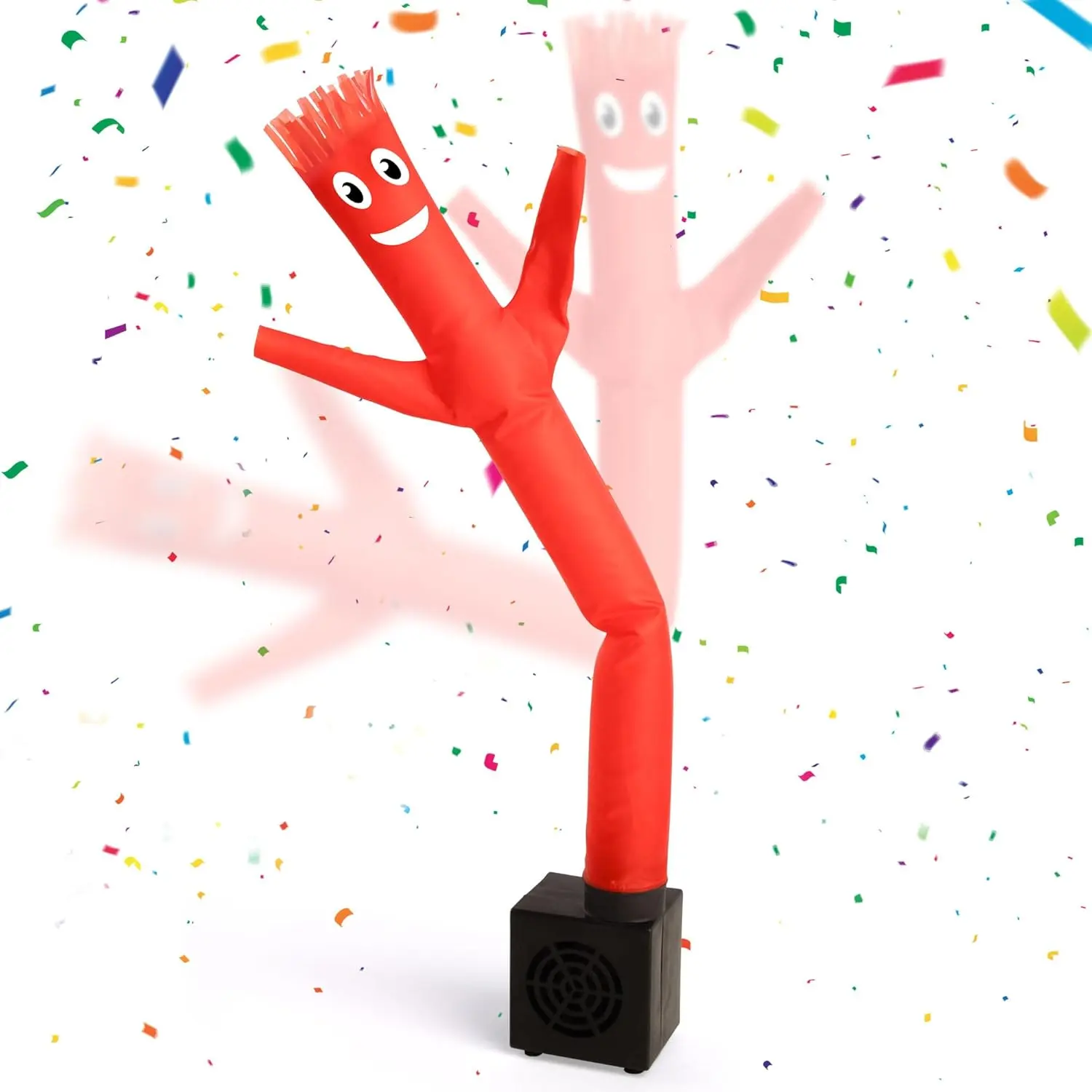 Mini Wacky Waving Inflatable Tube Guy with Blower Set - Funny Desktop Decoration Box, White Elephant Gift for Birthdays, Home Supplies Festive Party Displays Office Pranks