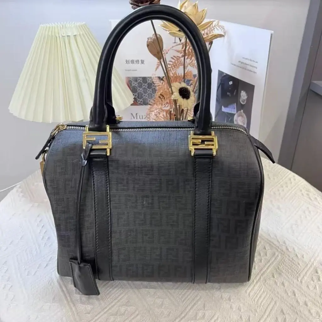 Pre-owned FENDI COATED CANVAS Top Handle Bags FENDI^/Top Handle Bags/LYB1511146