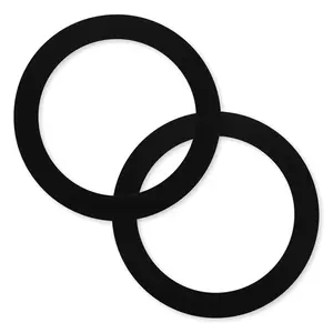 FLG-Seal Sink Seal Gasket Accessory,Putty-Free Rubber Seals Replacement for InSinkErator Kitchen Sink Garbage Disposal Drain,2Pcs Default