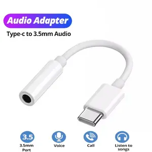 Lightning to 3.5mm jack Audio Earphone Adapter Headphone Aux Cable USB Type C to 3.5 Adapter OTG Cable Converter Type C For iphone Cellphone