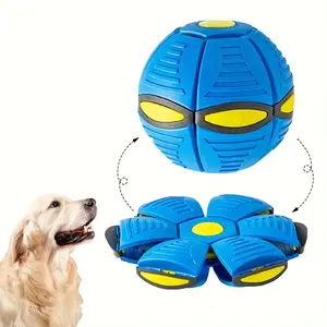 Flying Saucer Bouncing Dog Ball – Durable Outdoor Toy