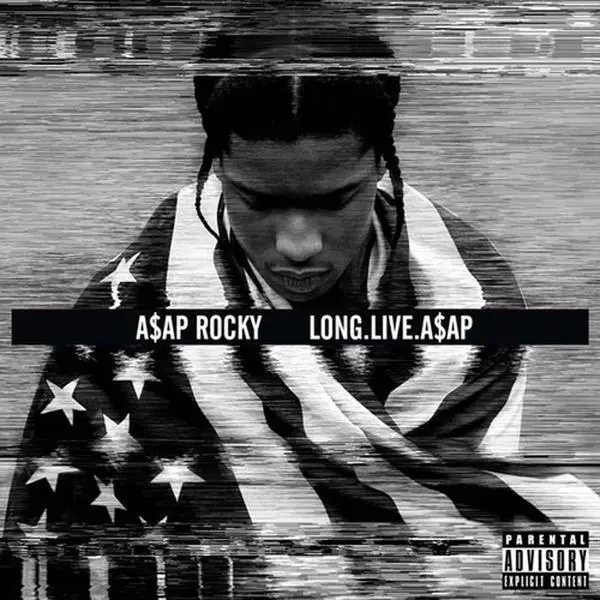 A$AP Rocky Long.Live.A$AP Deluxe Edition Explicit Rap/Hip Hop LP (Long Play) Vinyl Record, Yellow & Orange Colored Vinyl
