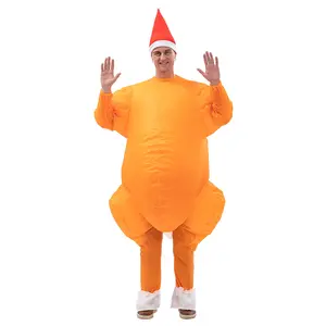 Inflatable Turkey Costume Blow up Costume Chicken Costume Halloween Costume Thanksgiving Costume Festival Costume Party Christmas Costume Unisex