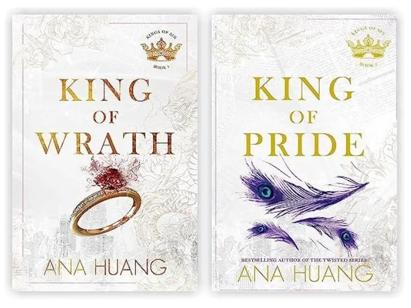 Ana Huang Kings of Sin Series 2 Books Collection Set (King of Wrath, King of Pride) - Paperback