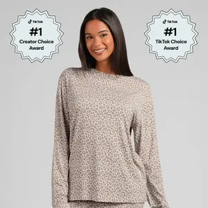 Comfrt | Cloud Lounge Long Sleeve Tee | Everyday Super Soft Stretch Long Sleeve Top
