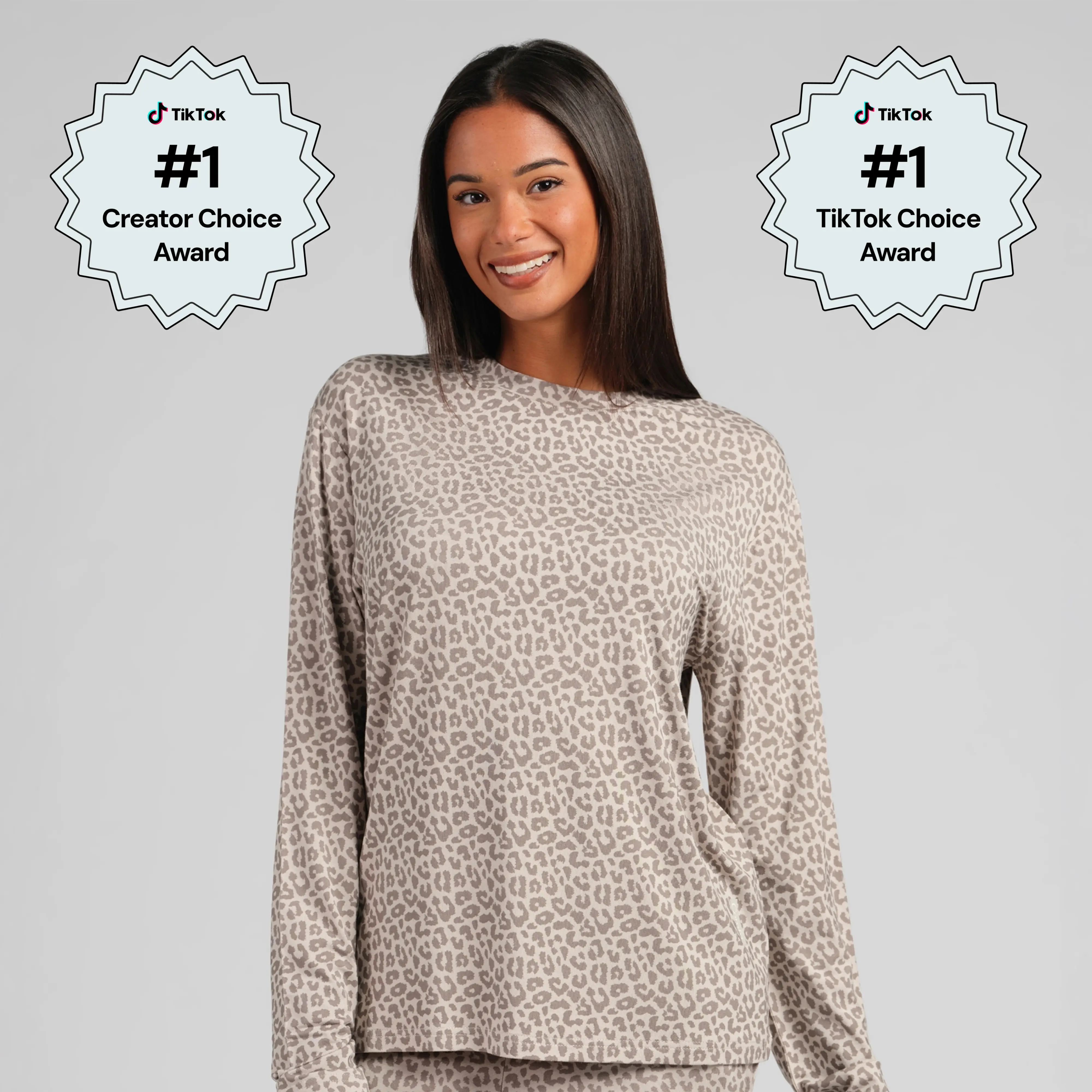 Comfrt | Cloud Lounge Long Sleeve Tee | Everyday Super Soft Stretch Long Sleeve Top