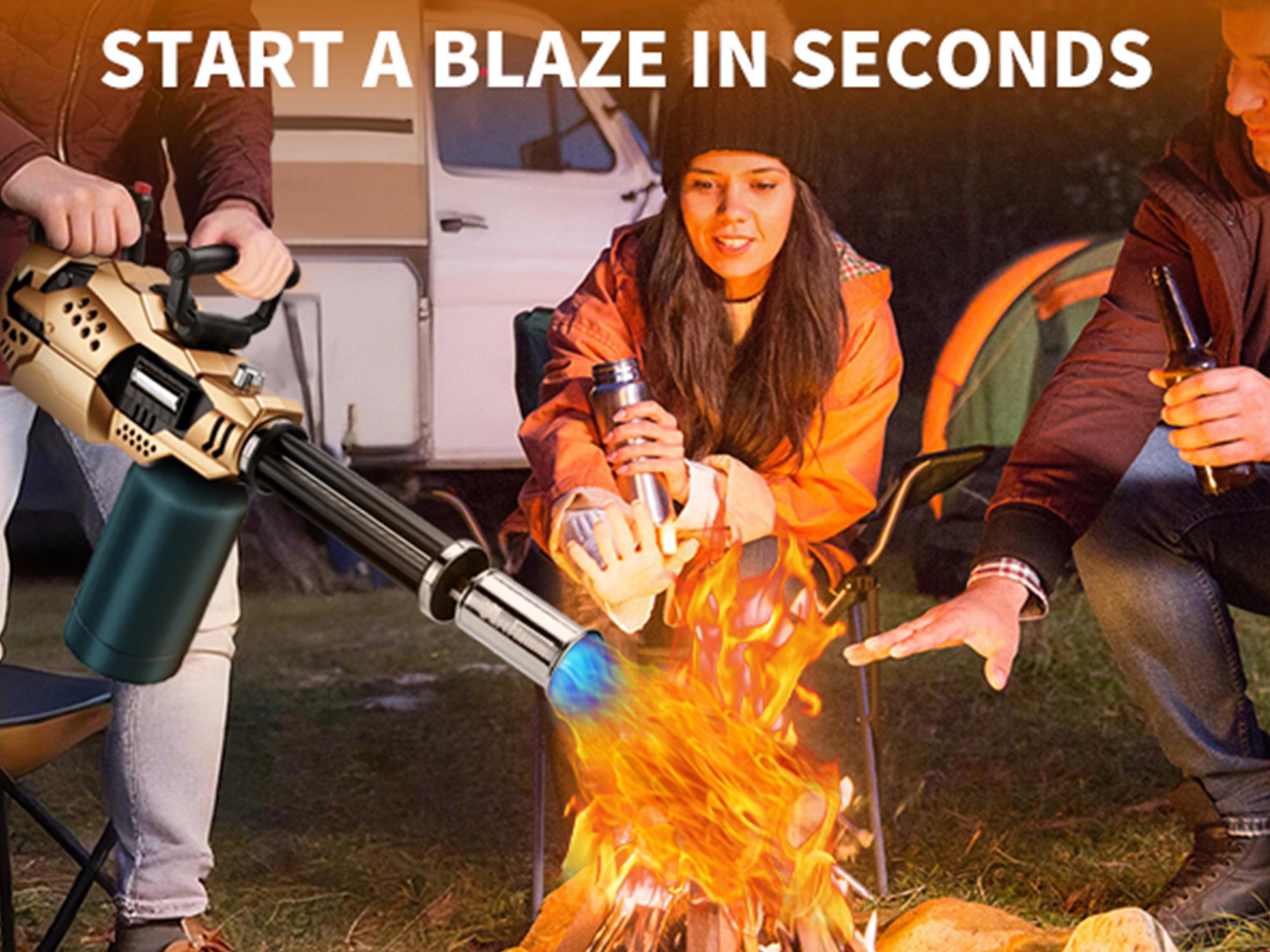 【FathersDayGift】Weed Torch Propane Burner Blow Torch Weed Burner with Adjustable Flame for Weeding,Melting Ice,Charcoal Starter(Fuel Cylinder Not Included) fathersdaygift