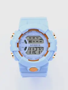 New Trendy Fashion Unicorn Sport Electronic Watch, Unisex Student Style, Round Dial, Synthetic Resin Case, All Seasons, Digital Wristwatch, Luminous Fashionable Watch