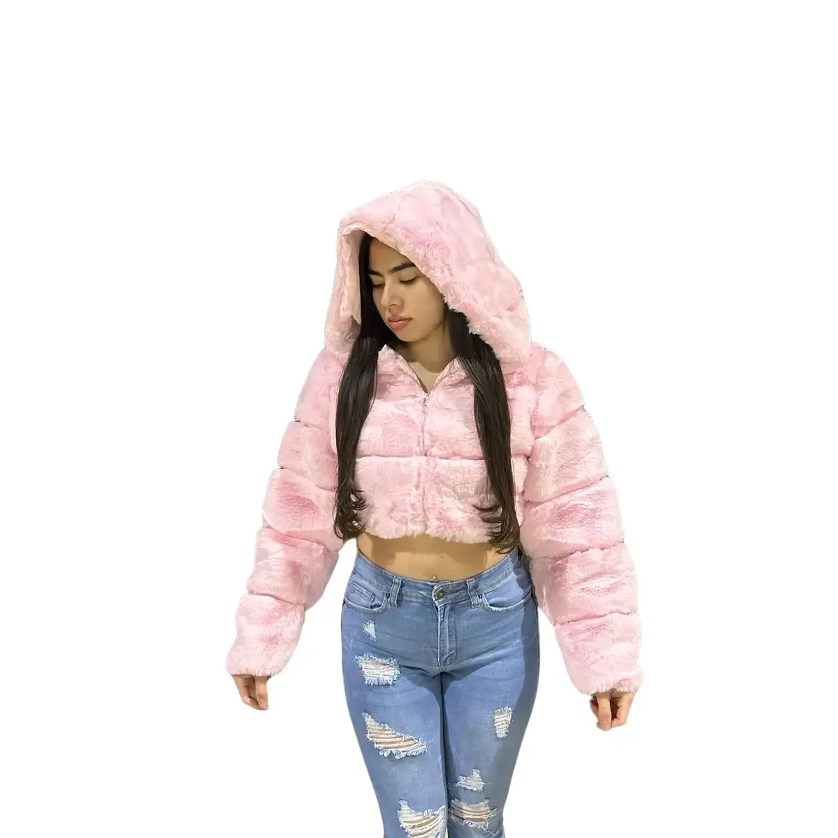 Fluffy jacket