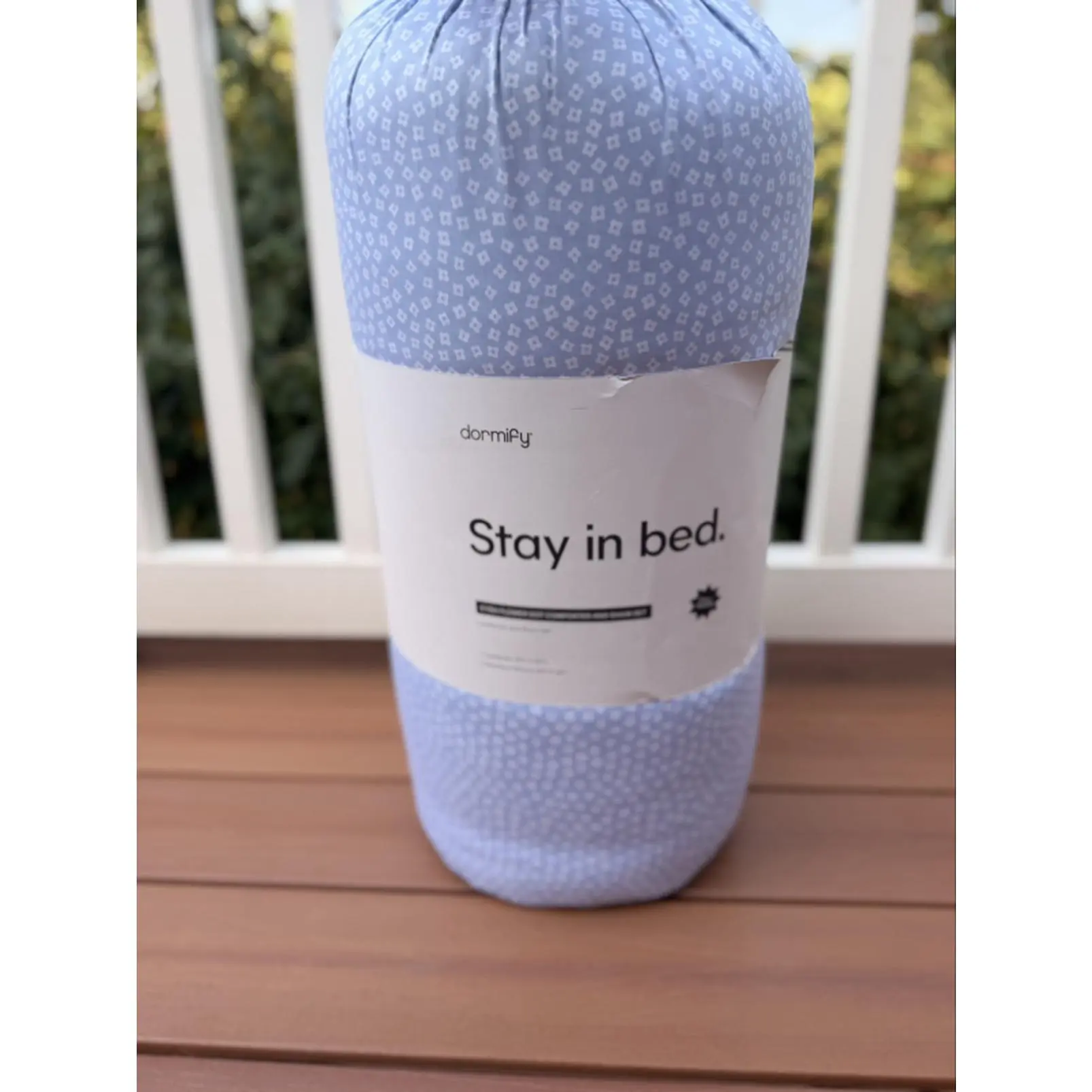 Dormify Full/Queen Size Stay in Bed Comforter and Sham - Soft and Cozy Bedding Set for Ultimate Comfort