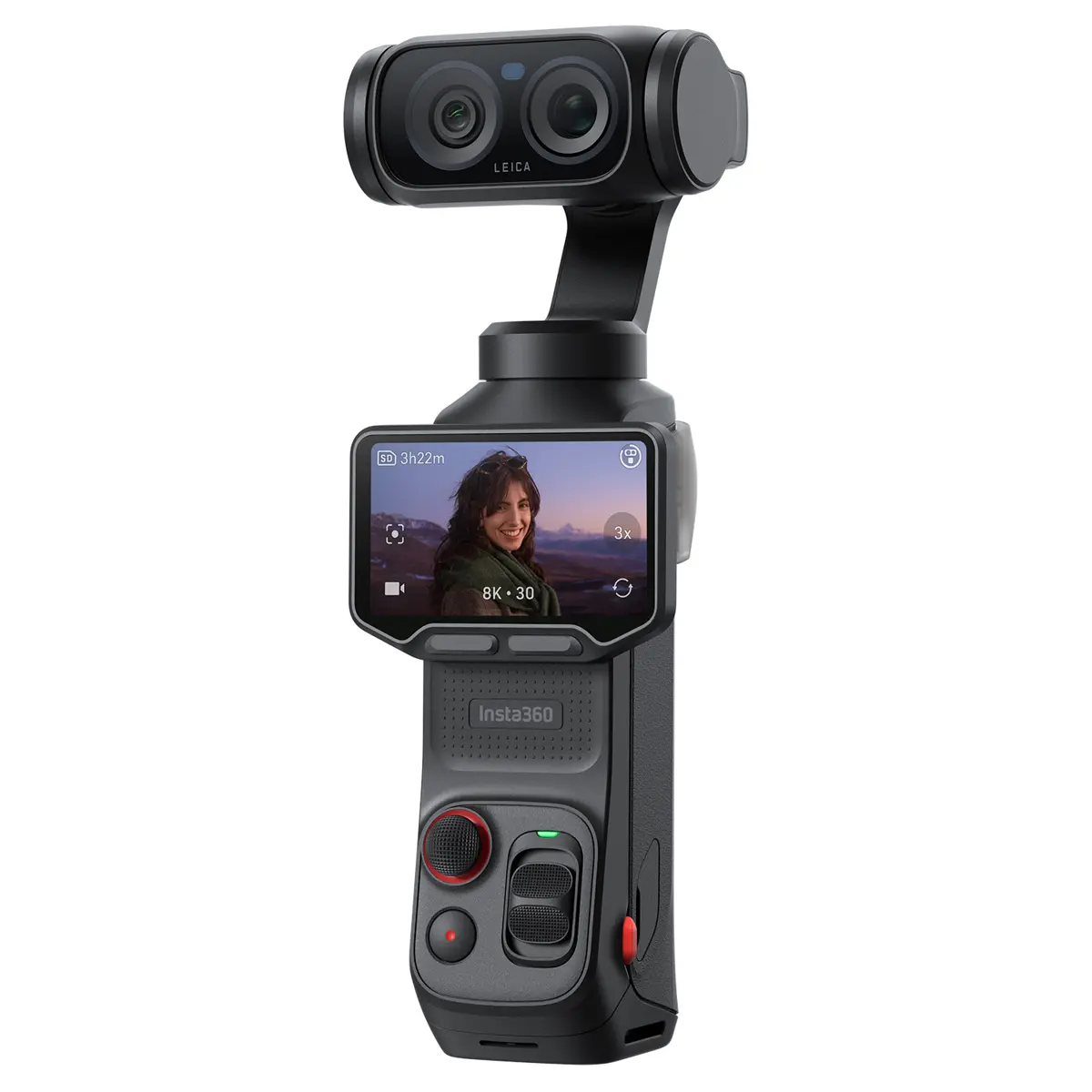Insta360 Luna Ultra 8K Dual-Lens Gimbal Camera Standard Combo, Cosmic Black