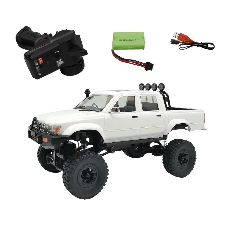 1/16-Scale 4×4 Off-Road RC Truck, 2.4GHz RTR Rock Crawler with Proportional Throttle, Proportional Steering, Counter-Rotating Gearbox and Upgraded Chassis