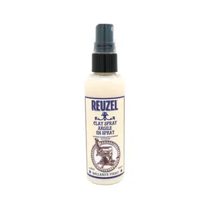 Reuzel Clay Spray - Matte Finish Texture Enhancer for Fine Hair - Light Hold No Shine Water Soluble - Tames Frizz Adds Volume - Ideal for All Hair Types
