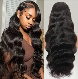 16A Body Wave Bundles Human Hair Brazilian 4 5 Bundle Virgin Hair 26 28 30 Inch Black 100% Raw Human Hair Bundles  With 4x4 Closure Extensions