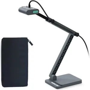 OKIOCAM S2 Pro 13-MP USB Document Camera, Built-in Light & Mic, OKIOPoint  Pointer, for PC |  | Chromebook, Ultra  Camera for Live Demo for Web Conference, Remote Teaching
