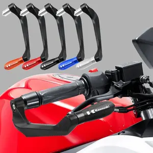 Motorcycle Universal Handlebar Grips Guard Brake Clutch Levers Guard Protector For KAWASAKI NINJA ER6N Z800 Z750 ZX10R ZX6R