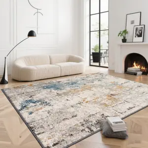 Velvet + Soft and Comfortable Modern Art Style Mottled Texture Pattern Printed Carpet, Home Decoration Carpet, Living Room Large Carpet Sofa Cushion Door Mat Coffee Table Mat Bedroom Carpet, Fluffy Modern Rug