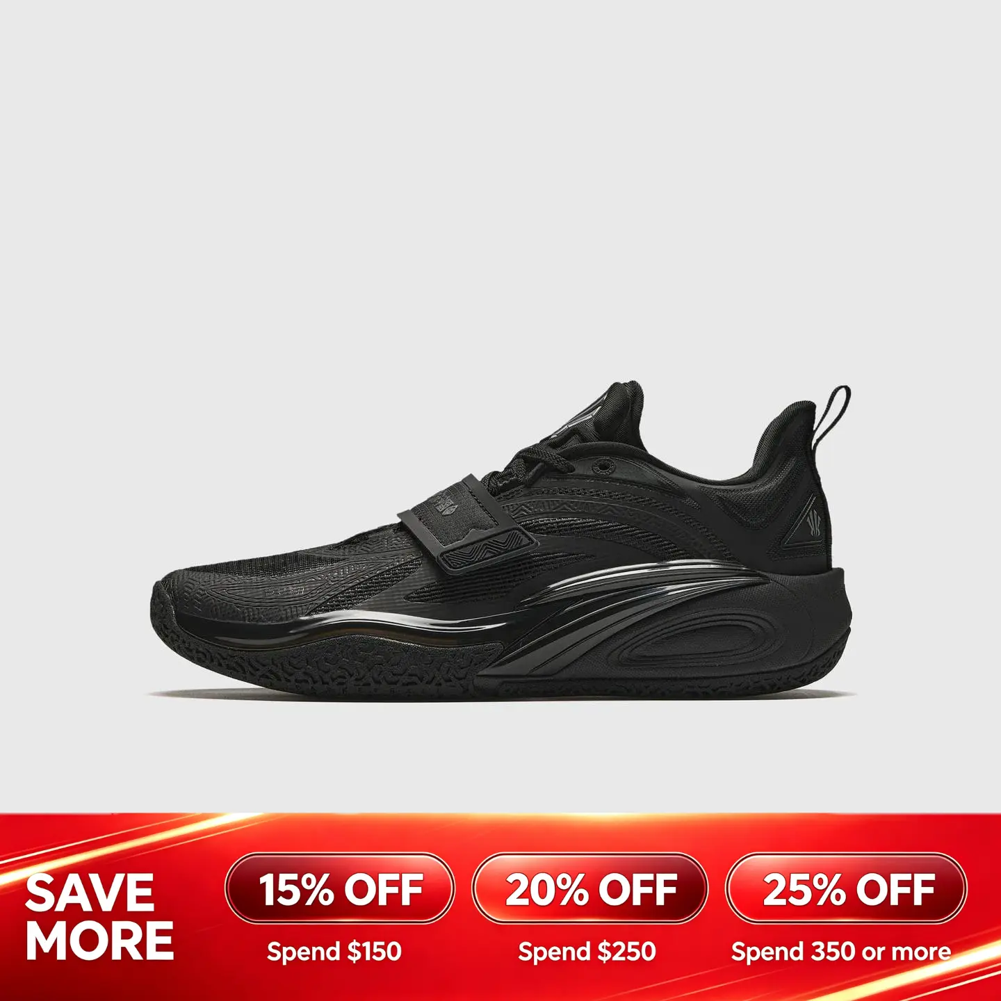 ANTA KAI 1 Basketball Shoes Small Professional Speed Performance Black White Sports Shoes