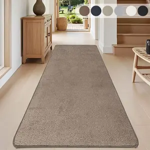 2x6 Ft Ultra Plush Hallway Runner Rug Non Slip Washable Carpet Runner Self Adhesive Backing Decorative Rug for Entryway Kitchen Corridor Home Decor Low Pile Rugs Waterproof Area Rugs Super Soft Rug