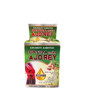 Ortiga Más Ajo Rey Antioxidants Supplement for Joint Pain Relief Omega 3 6 9 100 Tabs 500mg
