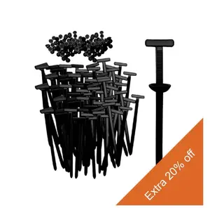 50PCS Nylon Cable Ties Heavy Duty Self Locking Zip Ties Multipurpose Wire Fastening Straps for Car Home Office Cable Management