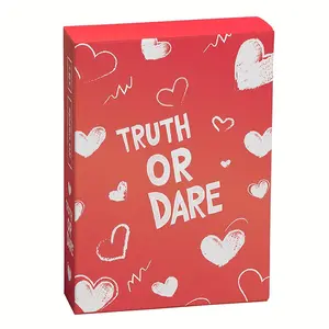 Truth or Dare Couple Game Cards – 50 Fun & Intimate Flashcards | Romantic Date Night Icebreaker for Partners | Playful Relationship Game to Spark Connection & Spice Up Anniversaries, Cozy Evenings & Valentine’s Days Tabletop Games