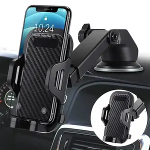Car Phone Holder with Suction Cup, Rotatable Car Phone Holder for Dashboard & Windshield, Universal Car Phone Navigation Holder, Cell Phone Car Mount