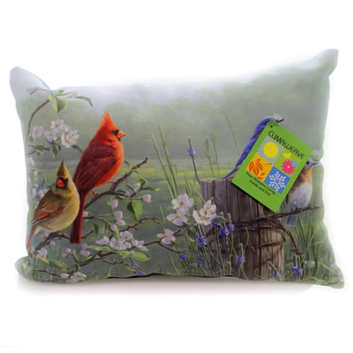 212 MAIN Customizable Weaving Dye Sublimation Poly-Cotton Woven Pillow, 18x13in Meadows Edge Unique Artwork Design, for Bedding & Soft Furnishings