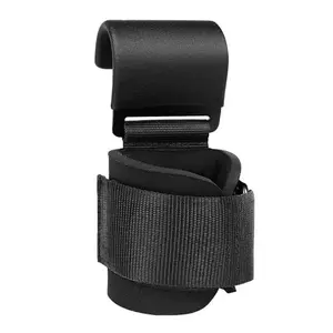 Lifting Hooks with 8mm Padded Neoprene Wristbands, Adjustable Straps for Weightlifting & Pull-Up Bars, Comfortable & Durable Fitness Training Straps, Workout Grips