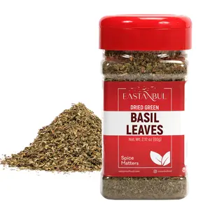 Eastanbul Dried Basil, Dried Basil Leaves, Turkish Feslegen, 2.12oz Spice Mint