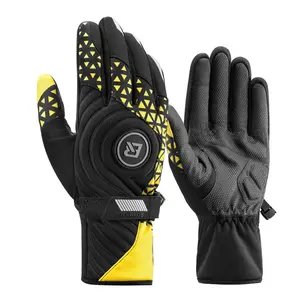 ROCKBROS Winter Thermal Cycling Warm Windproof Anti-Slip Gloves Touchscreen for Men Women