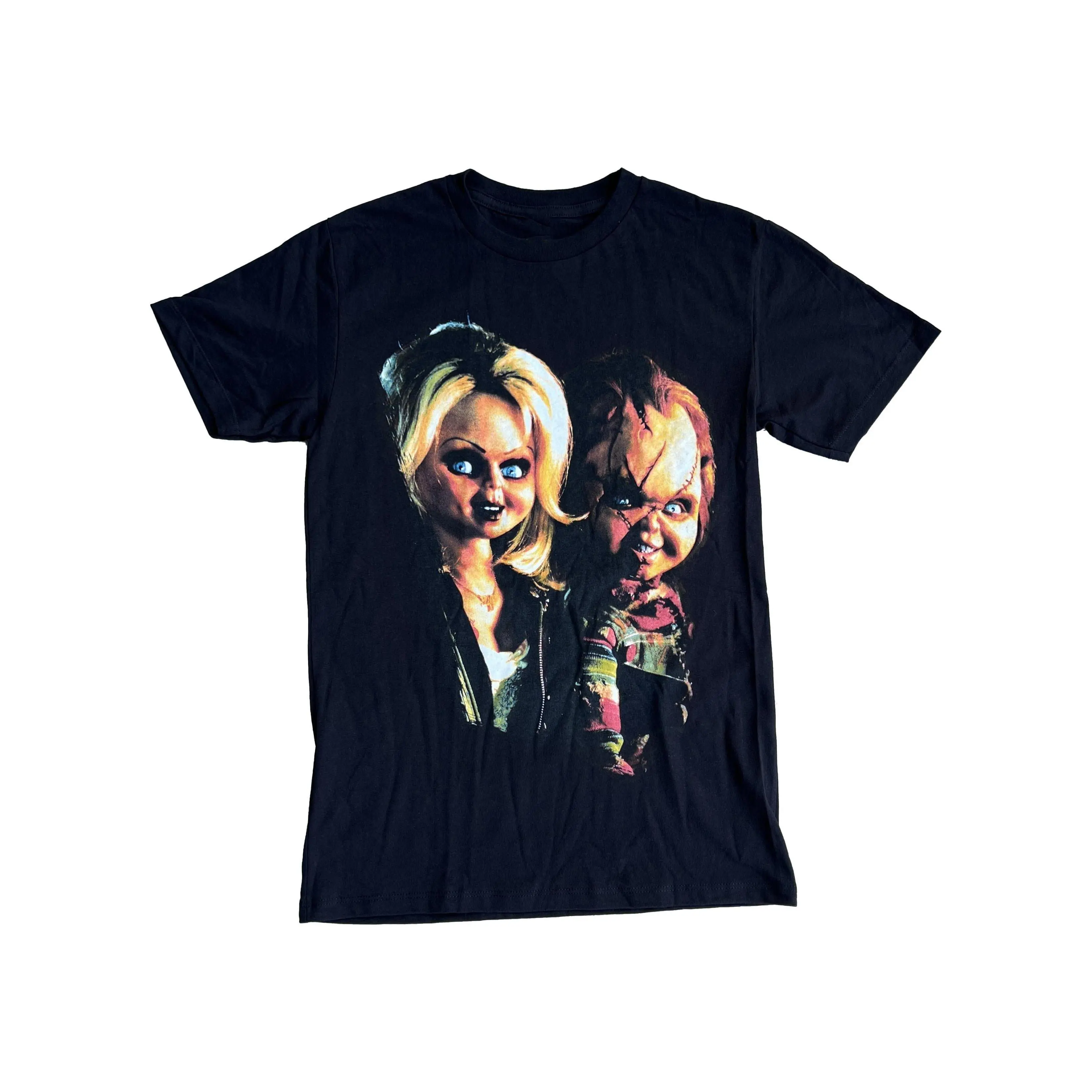 Chucky & Tiffany T-Shirt,  Using 100% Cotton, Best Gift For Fans