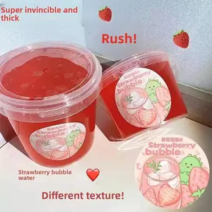 Super Large Box Slime Toy Soft Jelly Clay Fake Water Non Stick Milk Bucket Toy Handmade Squeezing Srtess Relief Toy Adults Kids