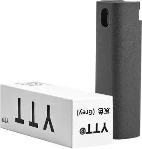 Touchscreen Mist Cleaner, Screen Cleaner, for All Phones, Laptop and Tablet Screens,Two in One Spray and Microfiber Cloth (Grey)