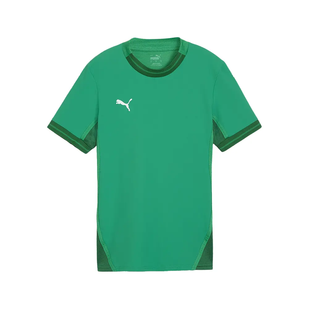 PUMA Womens Teamfinal Crew Neck Short Sleeve Jersey Soccer Cleats  - Green