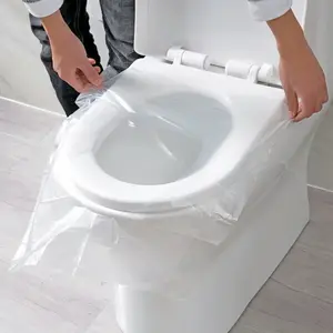 5pcs Disposable Toilet Seat Covers, Waterproof and Sanitary, Portable for Travel, Hotel, Public Restrooms, School Use, Toilet Seat Protectors