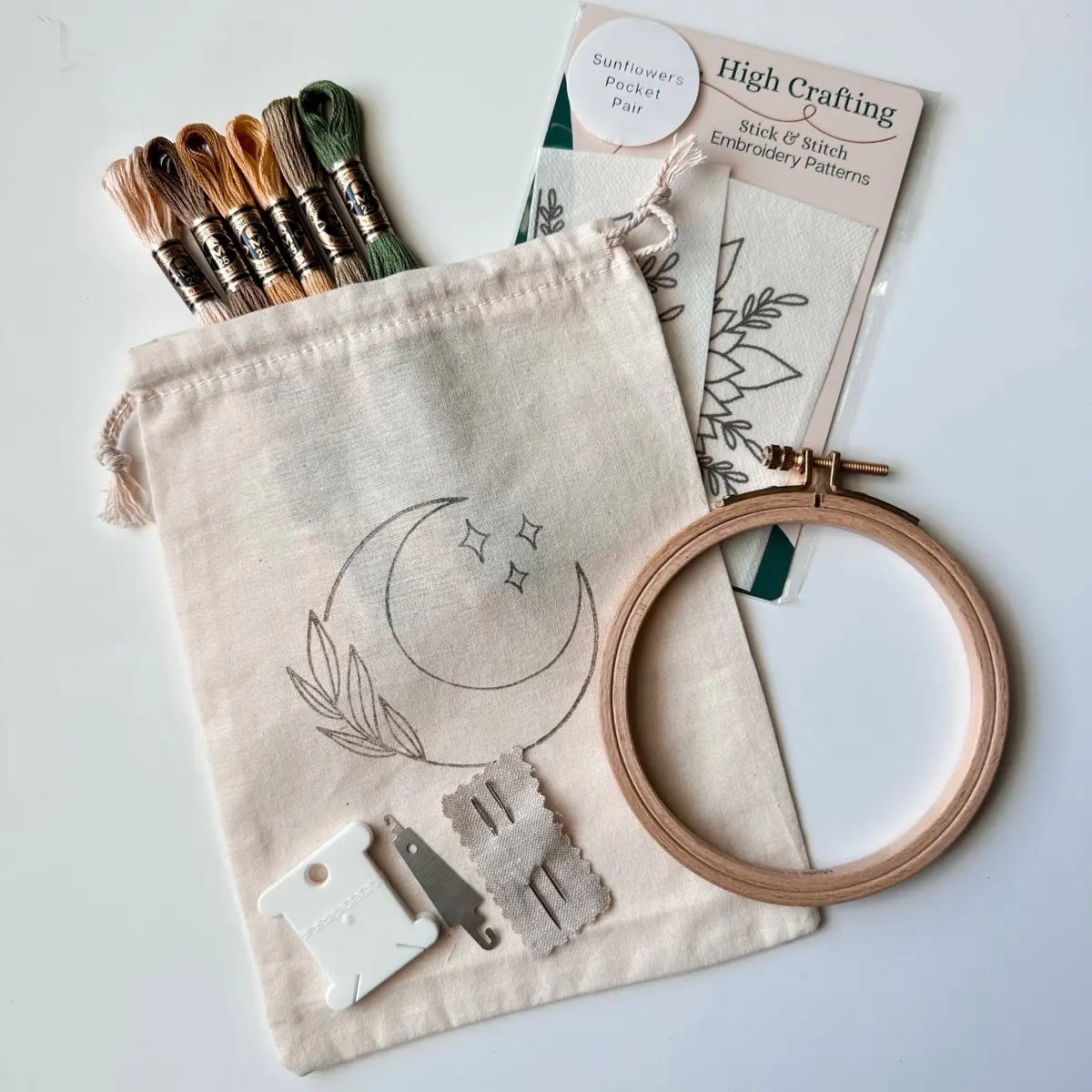 Sunflowers Forever Stick and Stitch Kit Sunflowers Forever Stick and Stitch Kit
