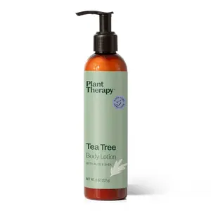 Plant Therapy Tea Tree Body Lotion with Aloe and Shea, Hydrating, Moisturizing, and Nourishing for all Skin Types, Made with Botanical Ingredients for Daily Skincare, 8 oz