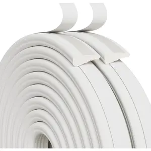 Weather Stripping Door Seal Strip, 118 Inch Wedge Window Seal, Winter Insulation Weatherproof  Tape, Soundproof Noise Reduction Light Blocker for Exterior Door Frame & Door Gap Filler