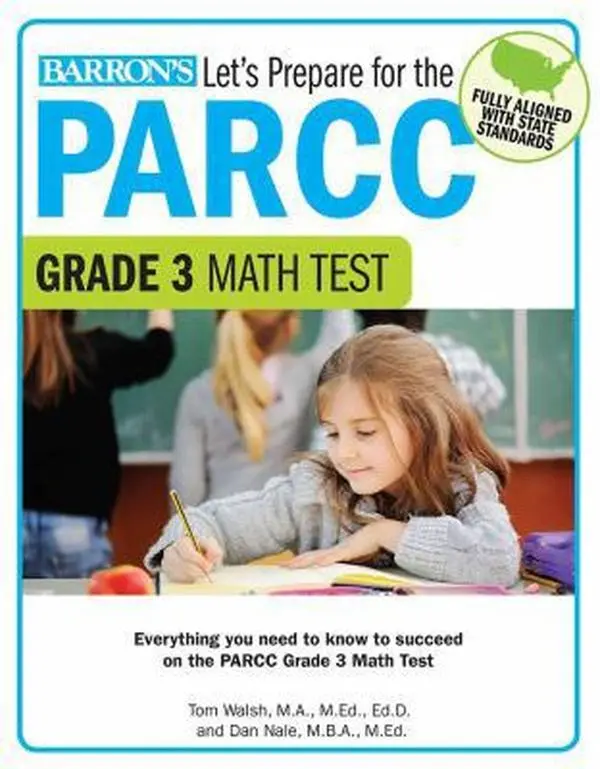 USED Book - Let's Prepare for the Parcc Grade 3 Math Test by Barron's Educational Series (Paperback) - english