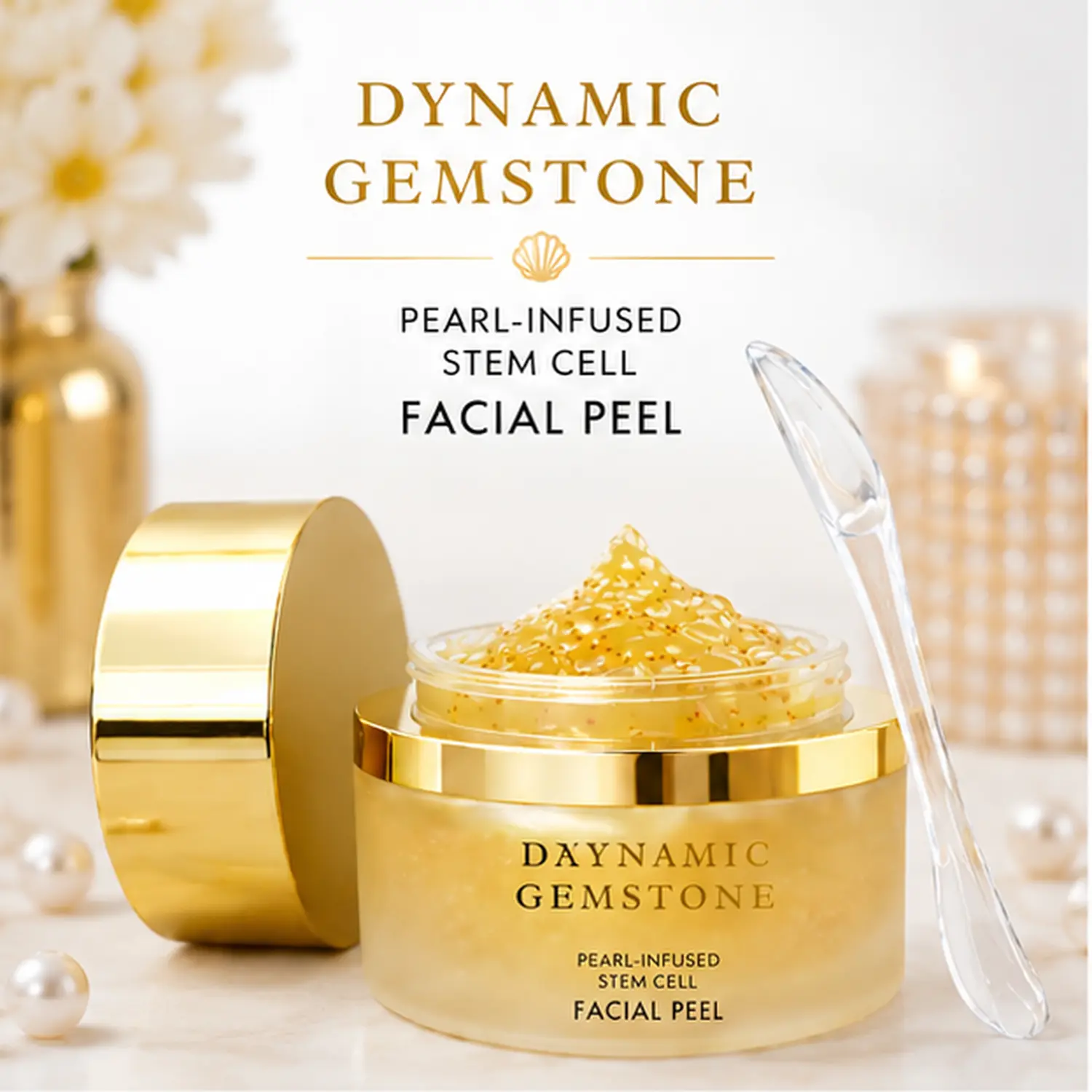 Dynamic Gemstone Pearl-Infused Stem Cell Facial Peel