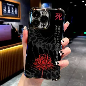 Hot Selling Tokyo Anime Ghoul Phone Case for iPhone 17 Air 16, 15, 14, 13, 12, 11 Pro Max, - Shockproof Transparent Soft Back Cover