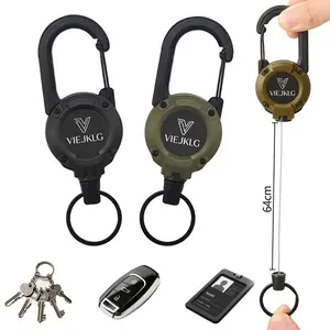 Stretchy Scrunchie Lanyard for ID Badges – Cute Neck Lanyard for Keys | Retractable Keychain Holder for Women