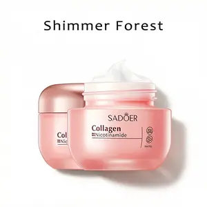 Collagen & Niacinamide Daily Face Cream, Hydrating Formula to Nourish Skin, Improve Dehydration Patterns, Non-Greasy, Hydrating Face Lotion for Smooth Skin, Enhances Skin Elasticity