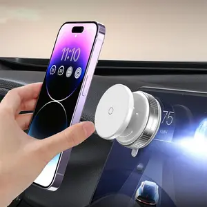 Magnetic Vacuum Car Phone Holder 360° Rotation Suction Cup Navigation Stand Bracket Adsorption Suction Cup Bracket