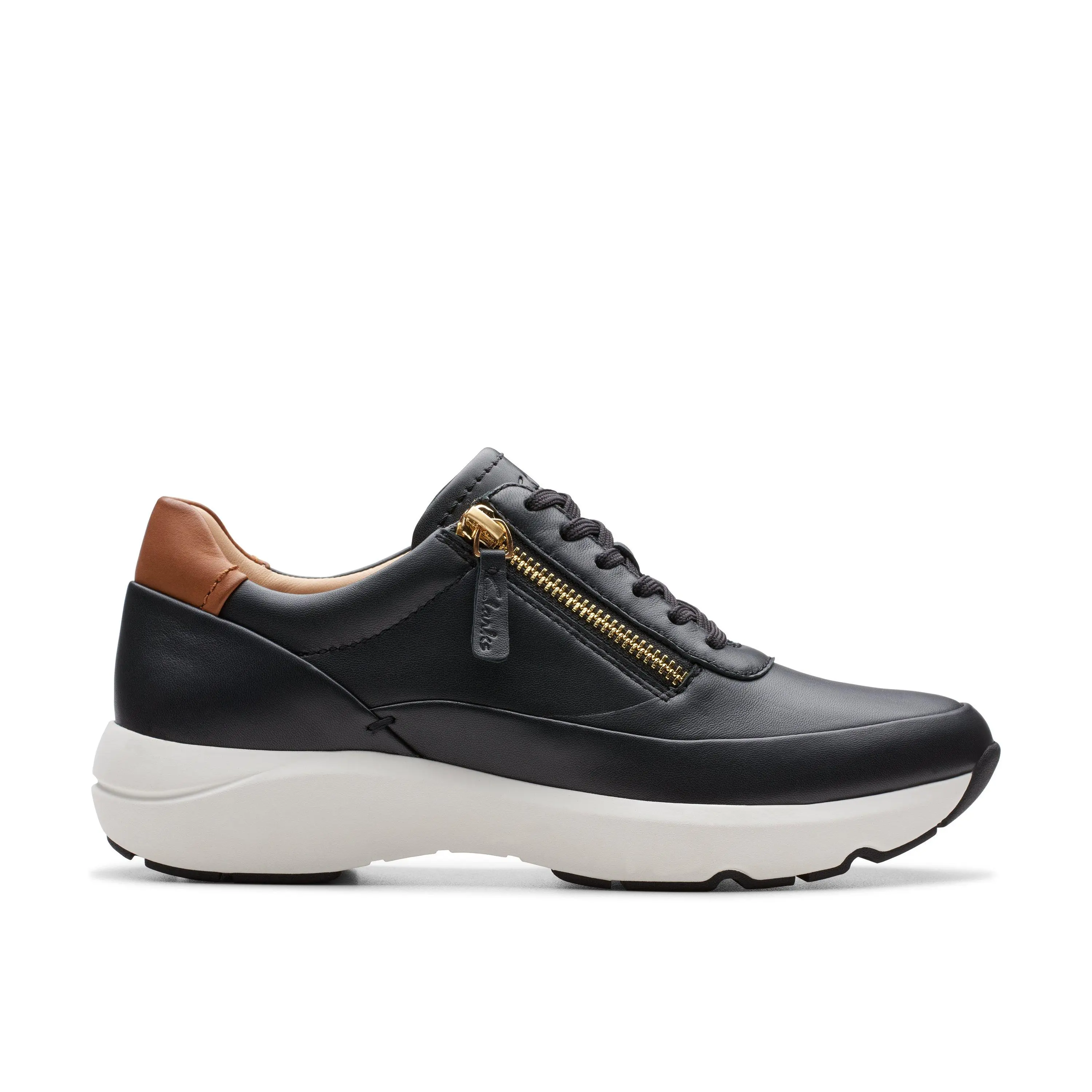 Clarks Womens Tivoli Zip Sneakers